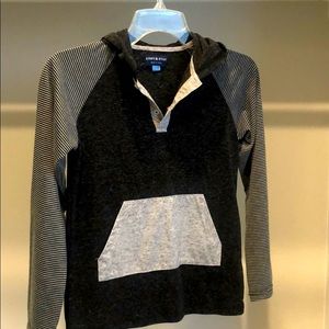 Cool black and gray hoodie shirt